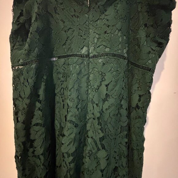 ASTR the label Green Lace Midi Dress Large - Picture 7 of 8